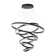 6-Ring LED Chandelier Light Modern Ceiling Light Fixture 3000-6000K Color Temperature Timing With Remote Control