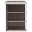 Garden Shed with Rack 205x130x183 cm Iron-1598157137