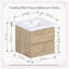Meuble-lavabo flottant 24 po avec lavabo-566121313