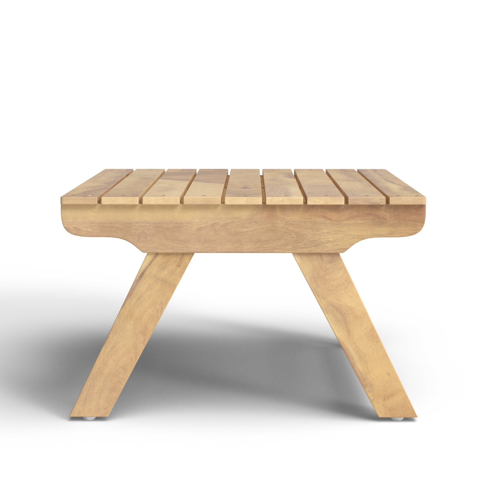 Bullock Square Acacia Outdoor Side Table AllModern Color Teak