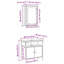 Frame Mounted Bathroom Cabinet