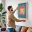 Meditation in Light Mid-Century - Wrapped Canvas-65692814-65692817