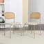 Chaise d'appoint empilable en lin Antuane