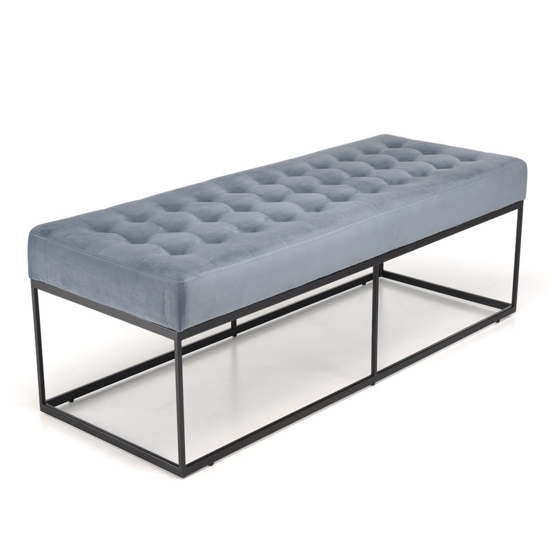 Figgers Velvet Upholstered Bench
