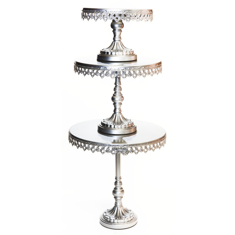 Wang Cake Stand, Silver