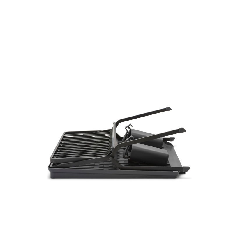 Brabantia Sinkside Large Foldable Dish Drying Rack, Black