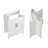 Allendale 24'' White Single Sink Bathroom Vanity With Modern Minimalist Design