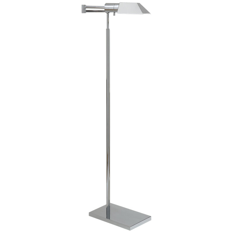 Studio Swing Arm Floor Lamp, Polished Nickel