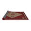 Tapis rouge/ivoire traditionnel Eustorgios-1910964948
