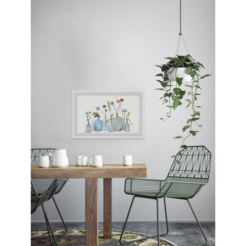 «Bottles For The Blooms», reproduction encadrée, H 12 po x l 18 po x P 1,5 po