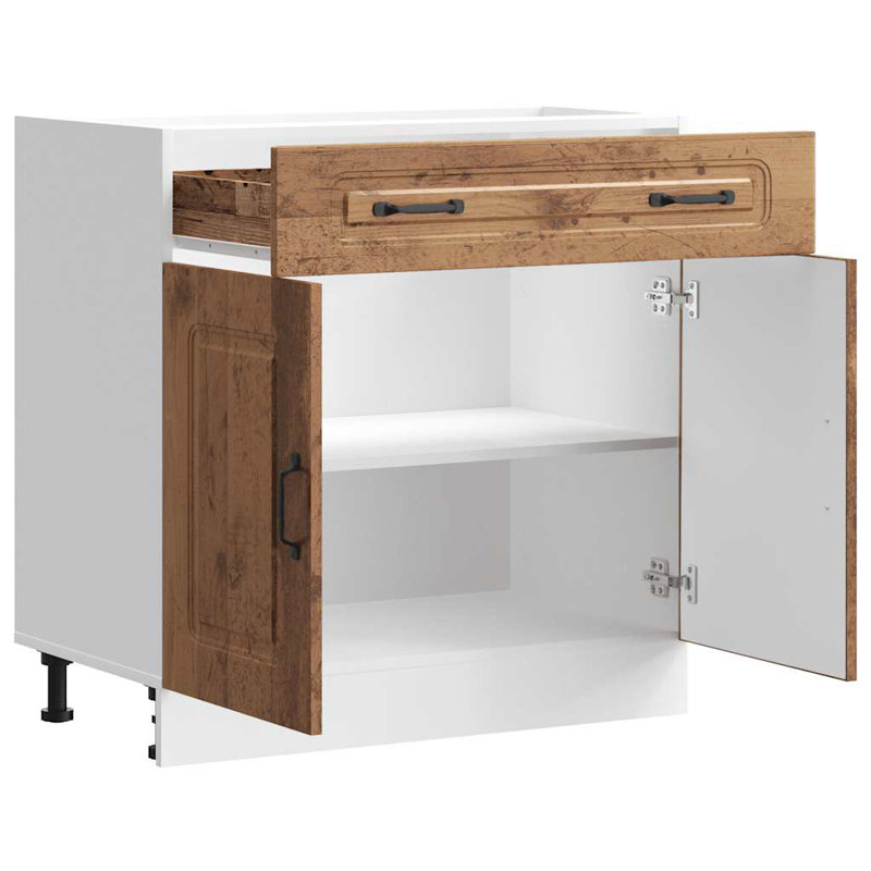 Kitchen Base Cabinet Kalmar Engineered Wood, Old Wood