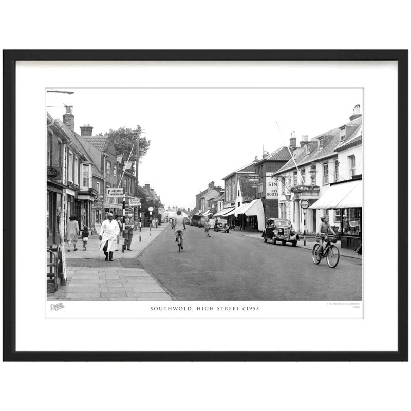 Southwold, High Street C1955 by Francis Frith - Single Picture Frame Print, 60cm H x 80cm W  x 2.3cm D
