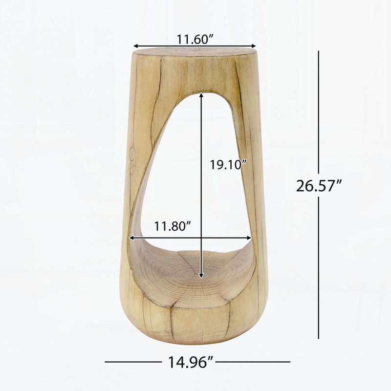Table d'appoint d'extérieur, Natural