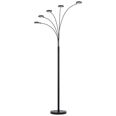 Lampe sur pied à DEL en métal 8 W x 5 Riner