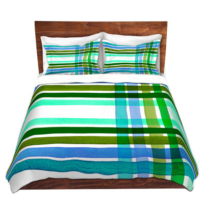 Polyester Plaid Duvet Cover