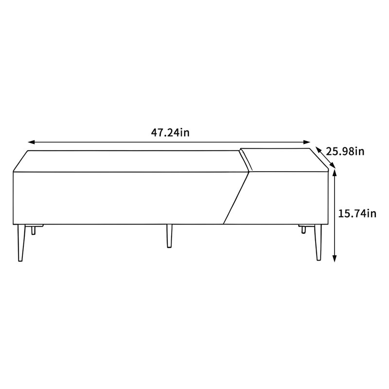 Table basse avec rangement pour petits espaces