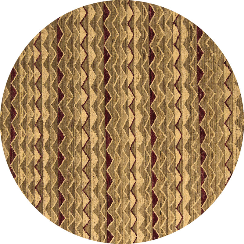 Chale Chevron Indoor Rug, Round 3'