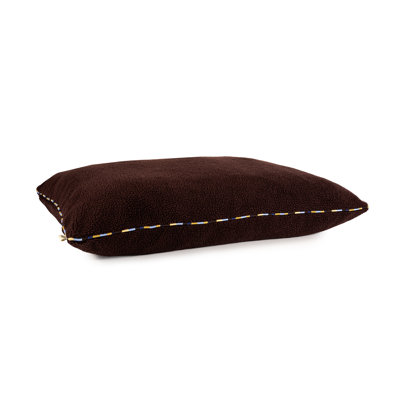 Sherpa Pillow Pet Bed with Foam