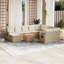 Ensemble de canapé de jardin Vidaxl beige, crème