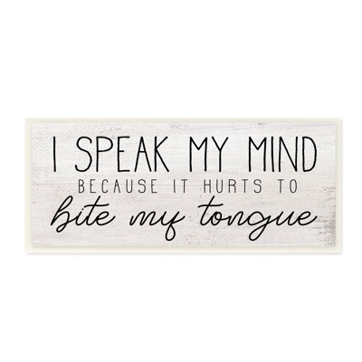 «Hurts To Bite My Tongue»