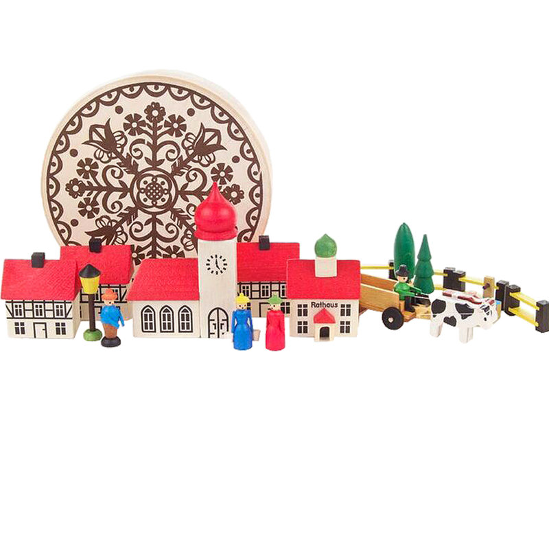Petit village sculpture dregeno
