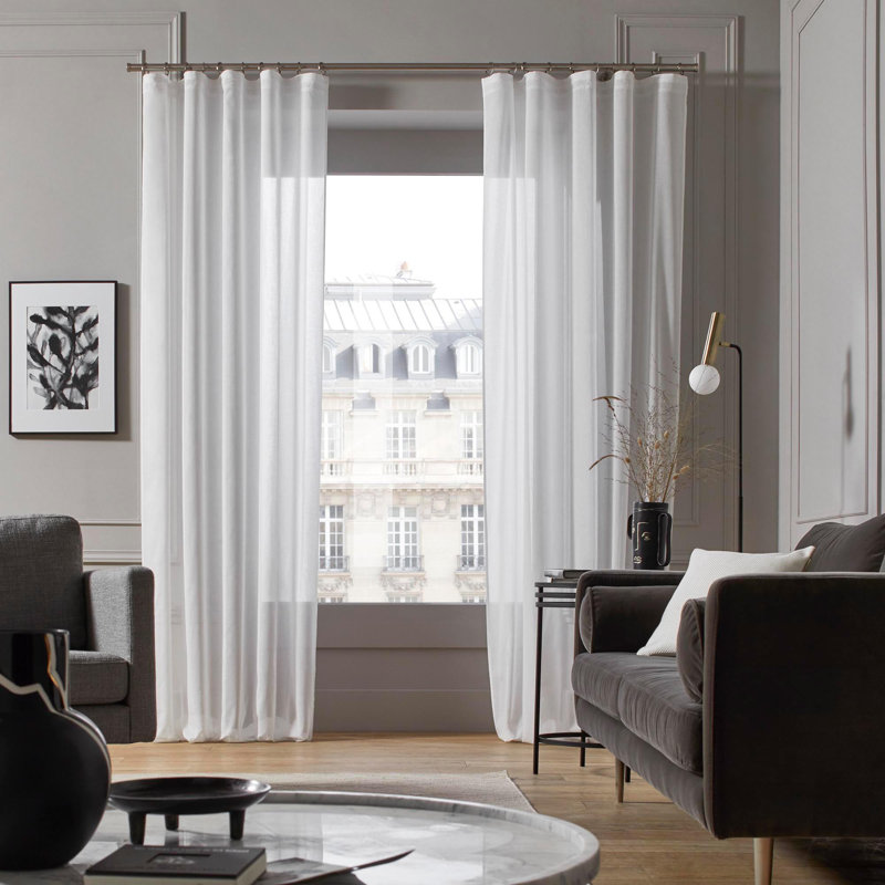 Kea Semi Sheer Curtains, 200 W x 280 D cm