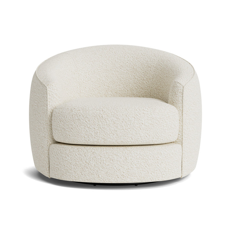 Giselle Full Swivel Chair, Berber - Cream