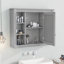 Armoire murale de salle de bain 35 "x 28", miroir mural moderne avec miroir-209974138