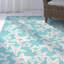 Tapis bleu touffeté à la main Vogt-22802984