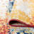 Abstract Red/Blue/Gold Colorful Indoor Area Rug-1079594971