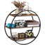 Unwind 3 Tier Circle Solid Wood Floating Shelf