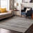 Premium Machine Washable Lyndhurst AMF996 Stripes Rug-1357376758