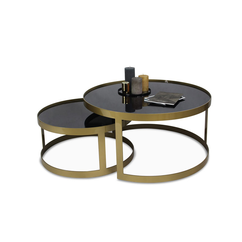 Carrigan Coffee Table, Gold