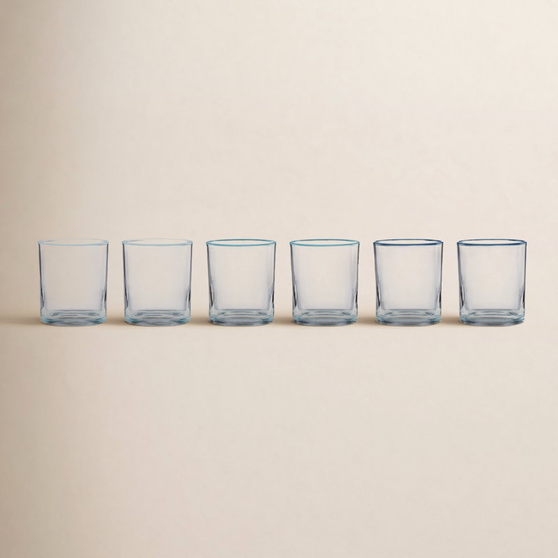 24 Seven Turquoise Medium Tumbler, Set of 6