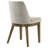 Lou Upholstered Side Chair Light Tan
