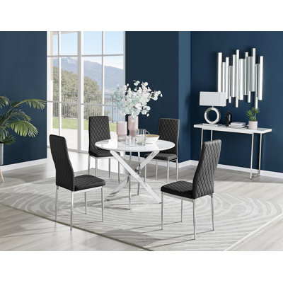 Eubanks 4 - Person Dining Set