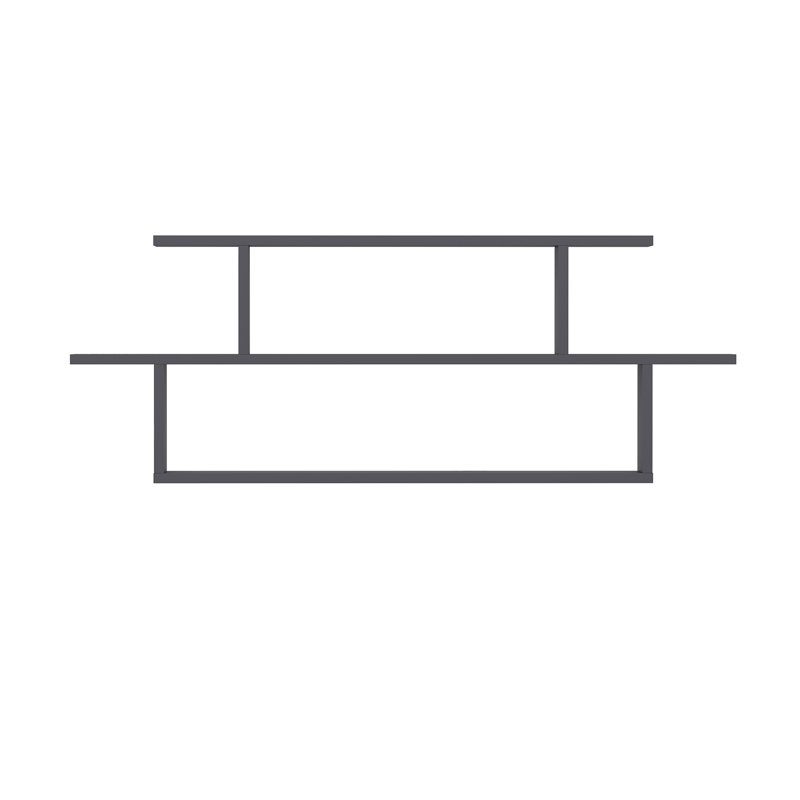 Raluca Floating Shelf, Anthracite