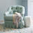 Ines Blue Hand Micro Hooked Wool Rug-41079156