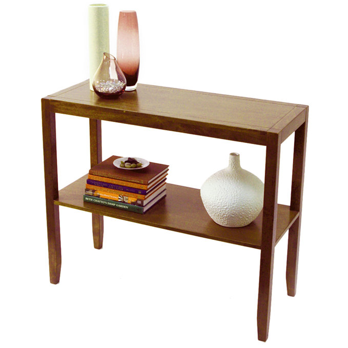 Lauren 90cm Console Table, Walnut