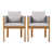 Pale Beige Cushion/Mix White Rope+Teak Frame is out of stock