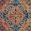 Tapis bleu / orange à motif géométrique Osakis-1421746749