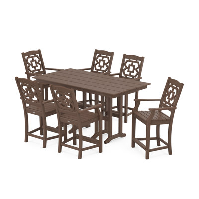 Chinoiserie 6 - Person Patio Dining Set