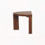 Table basse demi-lune en chêne ambré