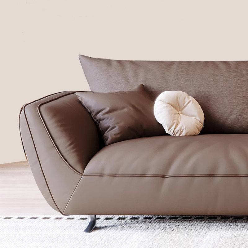 Canapé italien minimaliste rétro, 3, H 36,22 po x l 94,48 po x P 35,82 po