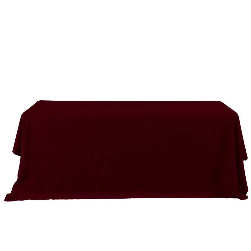 Kennedale Tablecloth, 90" x 132", Burgundy