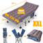 Lit de camp de 32 po de largeur avec matelas confortable pour adultes Lits de très grande taille pour dormir Lit de camping pliant Lit de camp robuste avec sac de transport