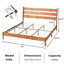 Base de lit en bois massif avec tête de lit ergonomique Flennory-1310327205-1310327207