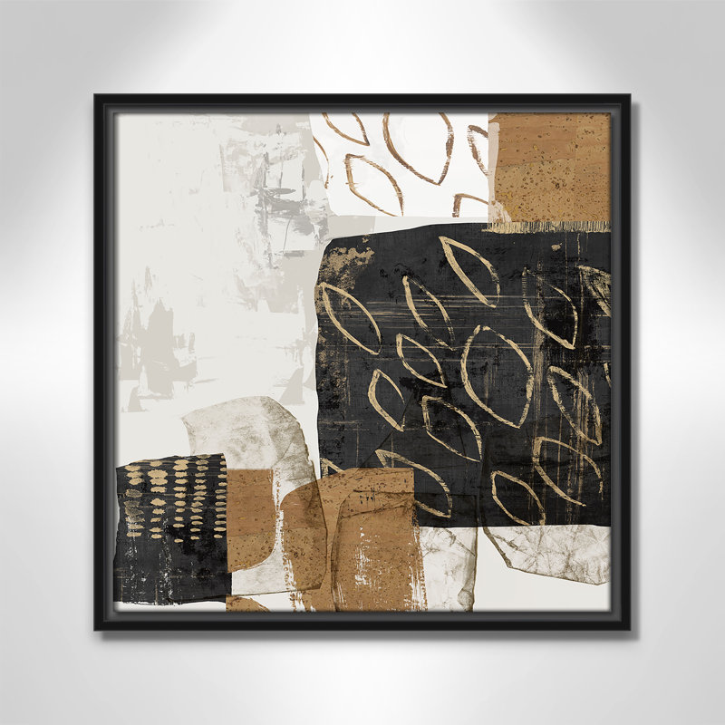 Shape of Formation II - reproduction carrée par Casa Fine Arts, Noir, H 17,5 po x l 17,5 po