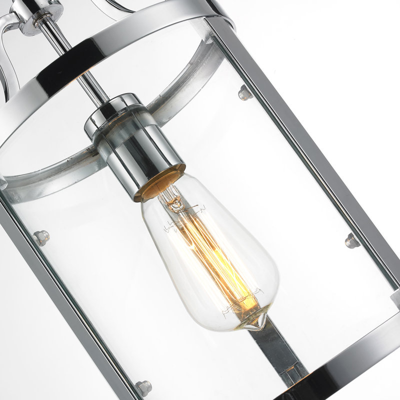 Aarav 1 - Light Lantern Pendant, Chrome