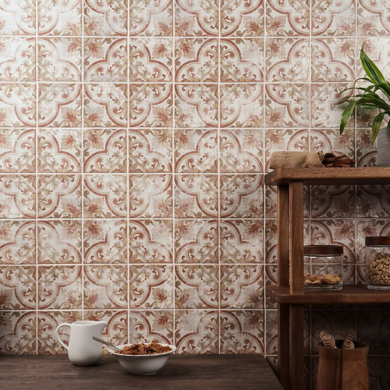 Paula Purroy Talia 5x5 Matte Ceramic Tile, Vila
